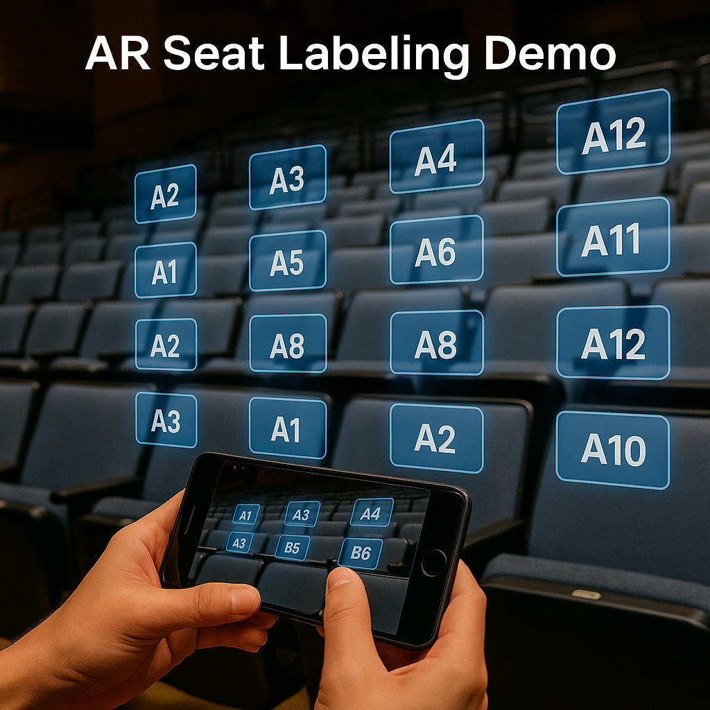 AR seat labeling